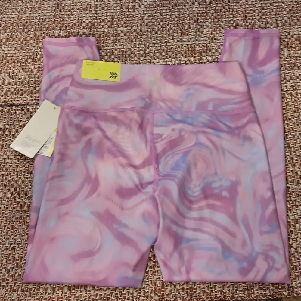 2 PAIRS All In Motion High Rise Girls Leggings New With Tags